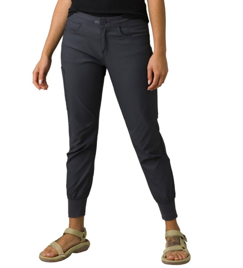 PRANA Women's Halle Jogger II Size 8 Grey Coal Hiking Lightweight Stretch NWT